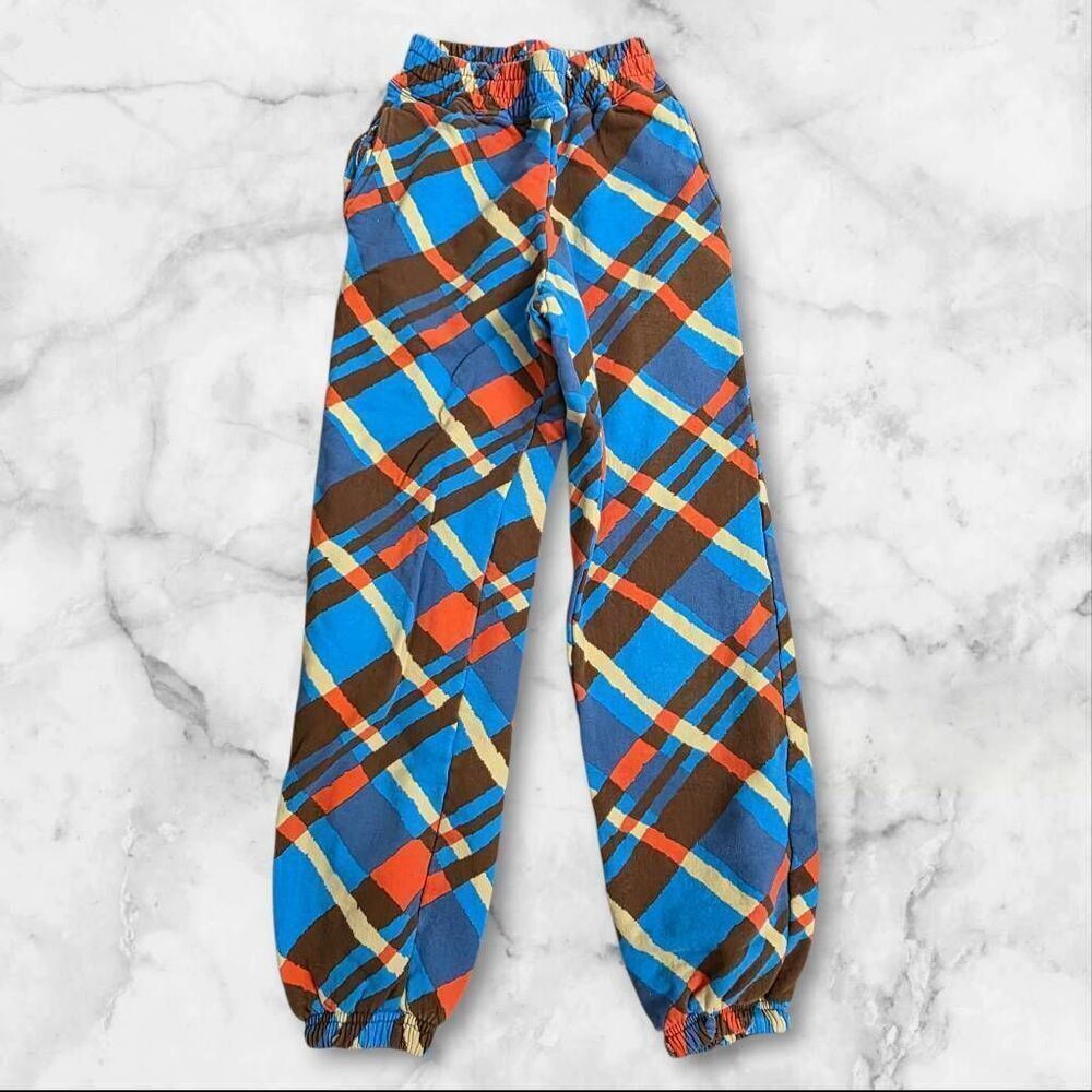 Simon Miller Handwriting Plaid Joggers Size XS